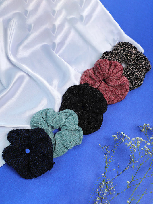 PACK OF 5 SCRUNCHIES