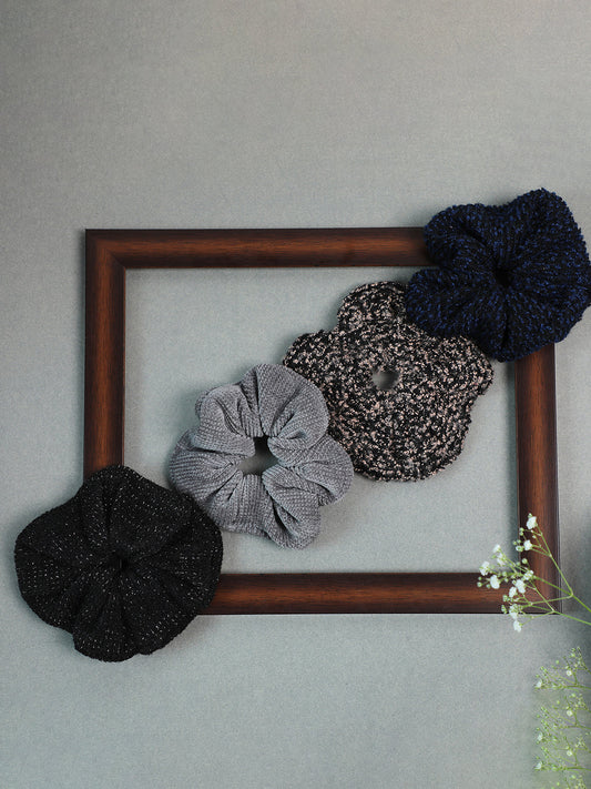 PACK OF 4 SCRUNCHIES