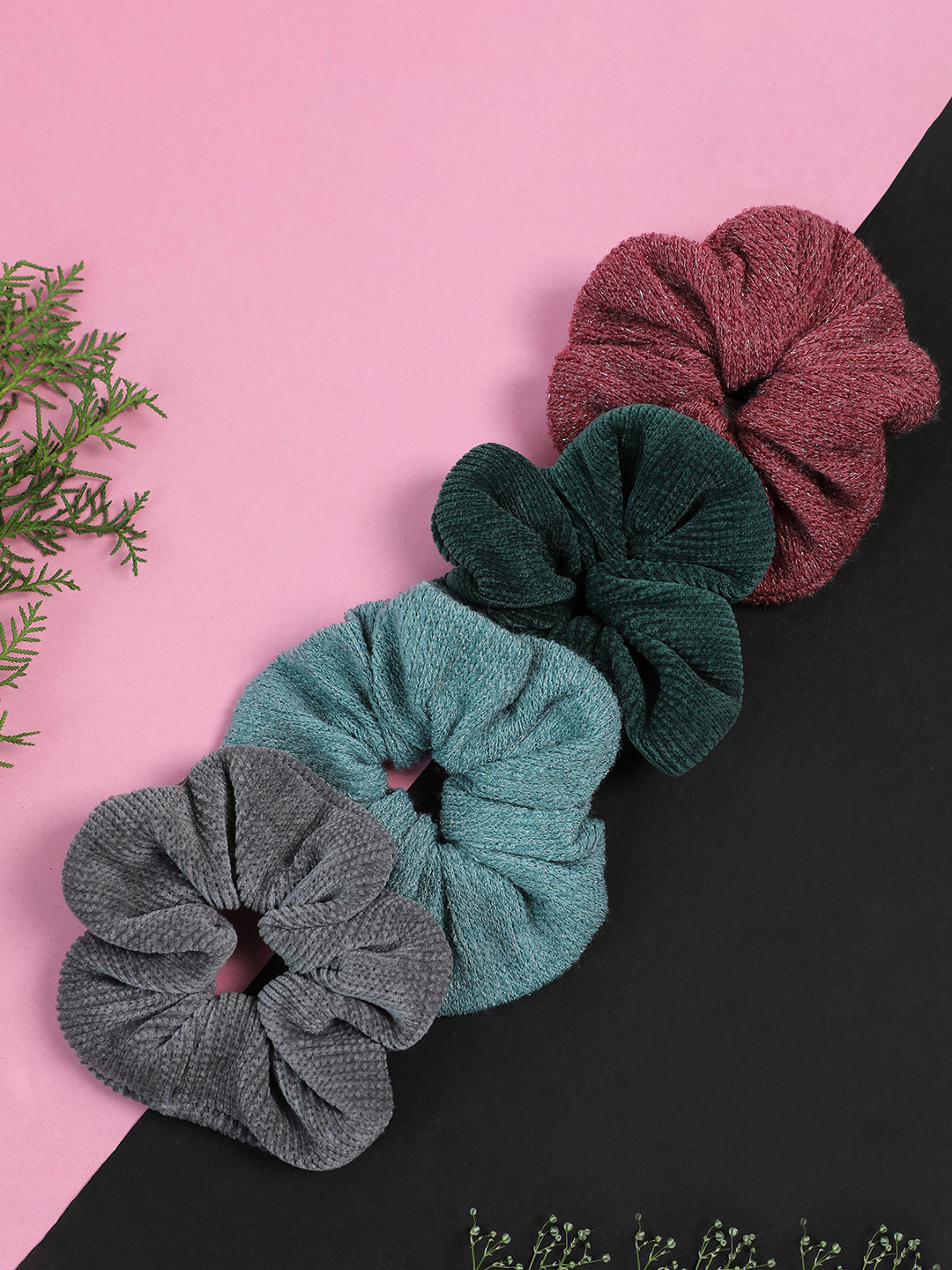 PACK OF 4 SCRUNCHIES