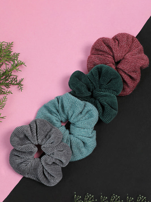 PACK OF 4 SCRUNCHIES