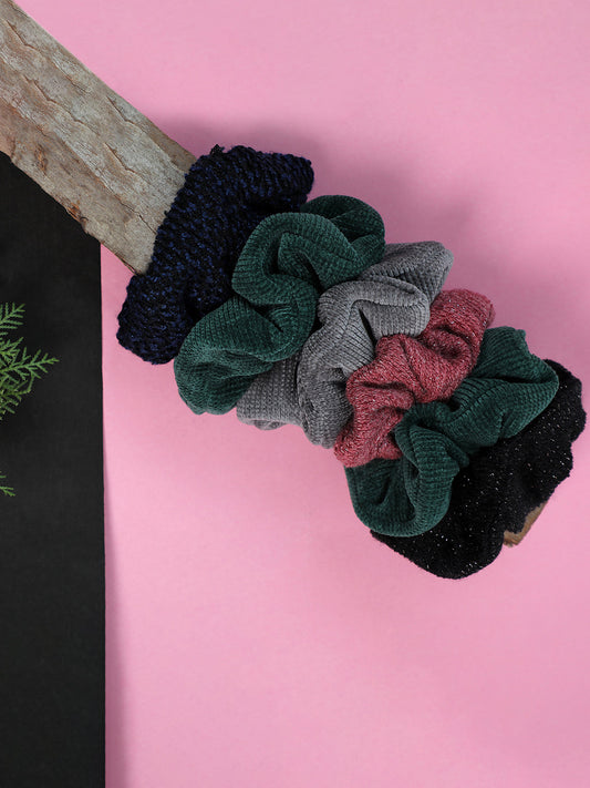 PACK OF 5 SCRUNCHIES