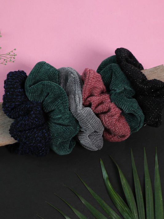 PACK OF 5 SCRUNCHIES