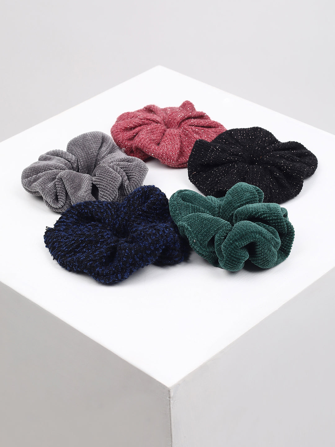 PACK OF 5 SCRUNCHIES