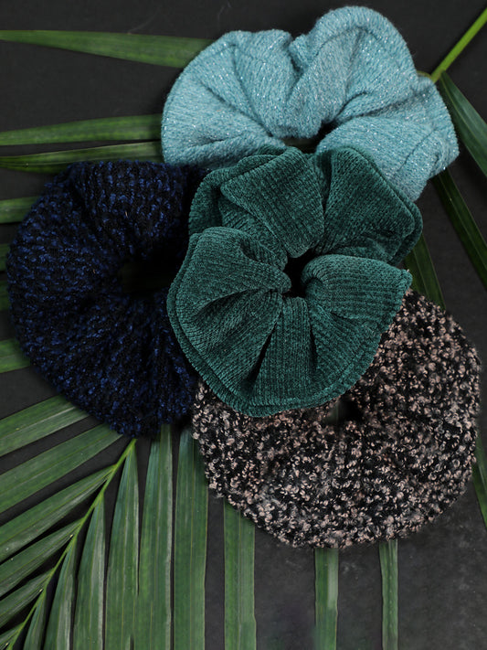 PACK OF 4 SCRUNCHIES