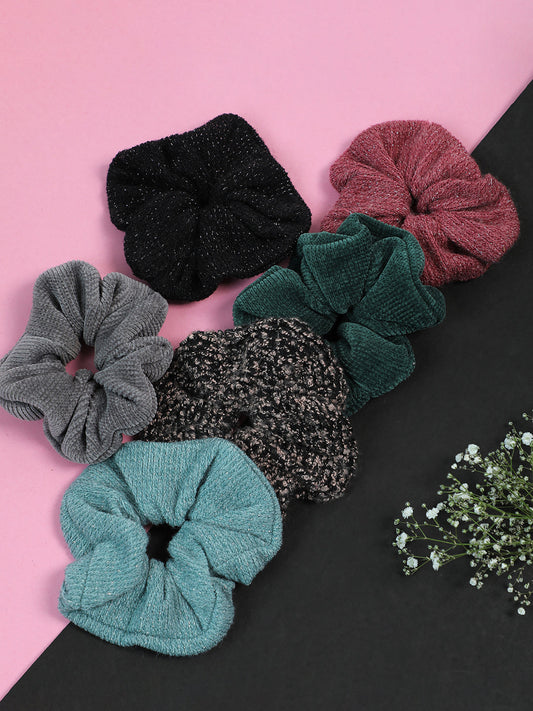 PACK OF 6 SCRUNCHIES