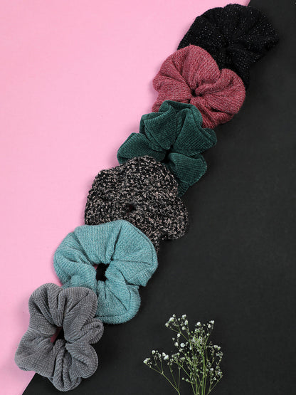 PACK OF 6 SCRUNCHIES