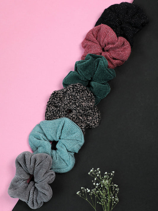 PACK OF 6 SCRUNCHIES