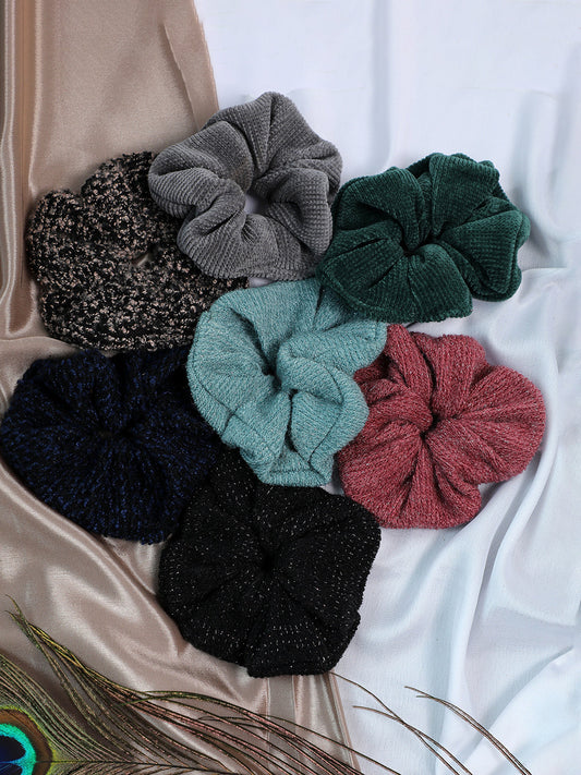 PACK OF 7 SCRUNCHIES