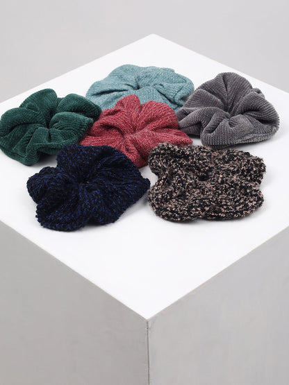 PACK OF 6 SCRUNCHIES