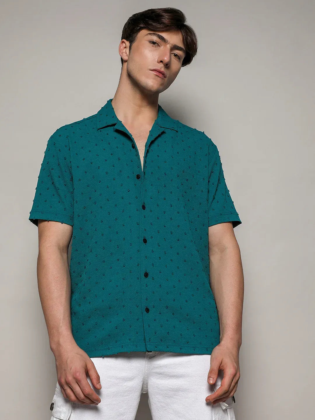 Self-Design Pom-Pom Shirt