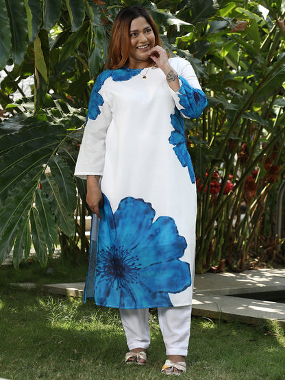 Primrose Flora Kurta With Trousers