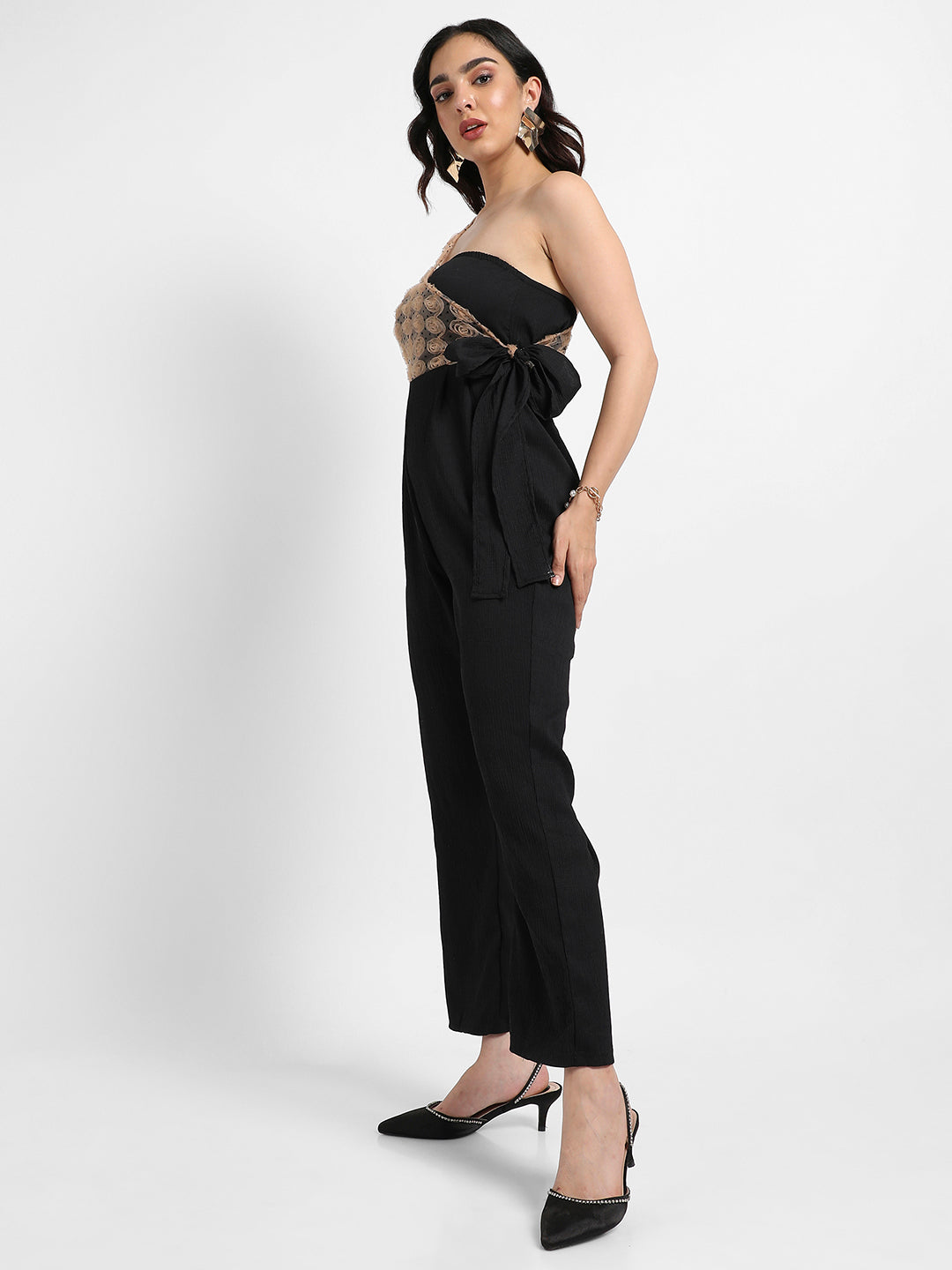 Jumpsuit With Self-Design Details