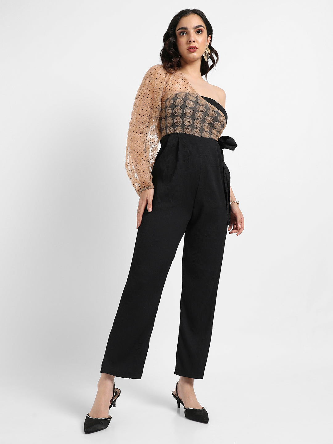 Jumpsuit With Self-Design Details