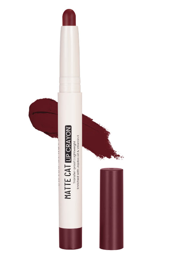 SWISS ΒΕAUΤΥ MATTE CAT LIP CRAYON - 23 MURPHY WOOD 1.5 GRAM