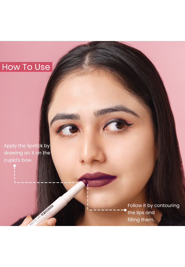 SWISS ΒΕAUΤΥ MATTE CAT LIP CRAYON - 23 MURPHY WOOD 1.5 GRAM