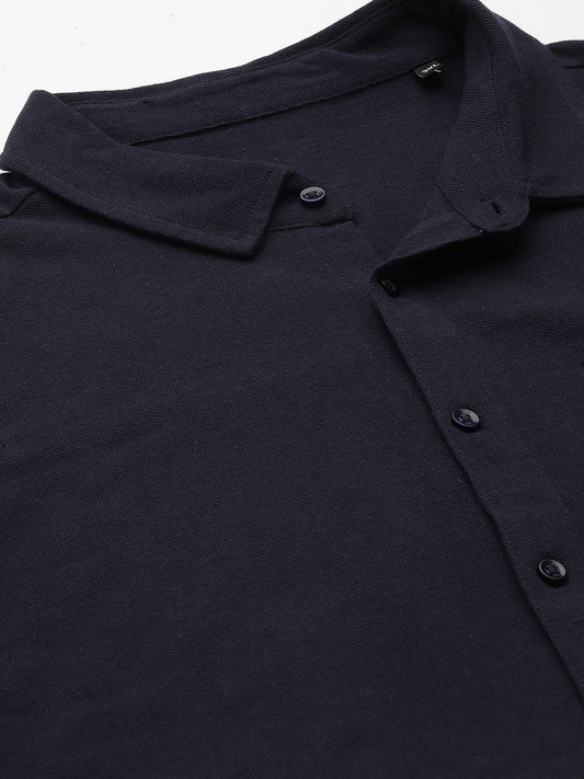 Colorblocked Full Sleeve Casual Shirt