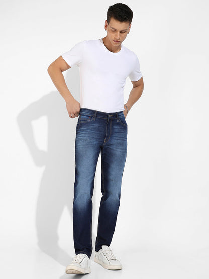 Rolled Hem Denim Jeans