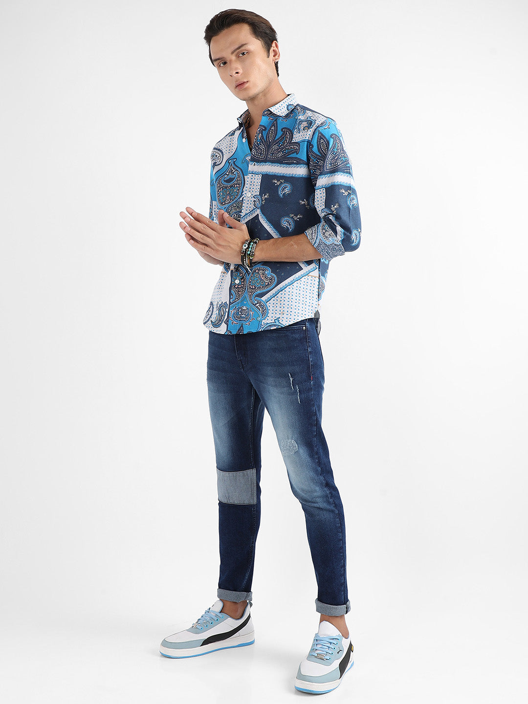 Paisley Block Shirt