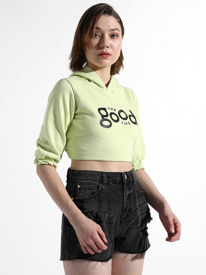 Lime Green Printed Top