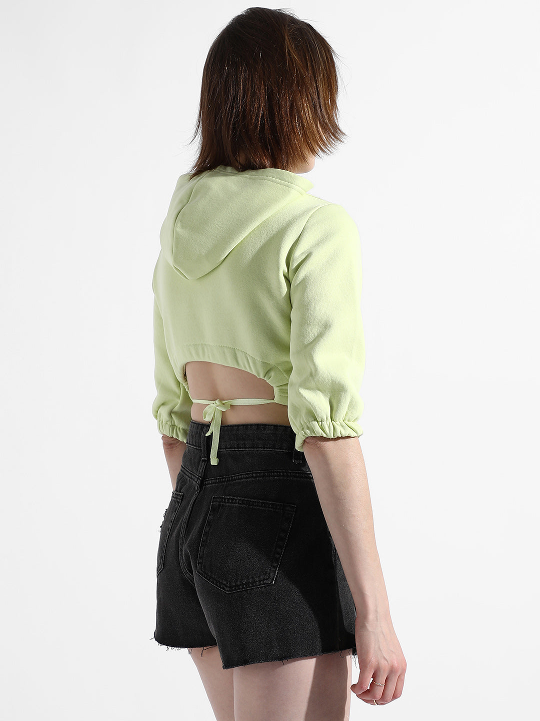 Lime Green Printed Top