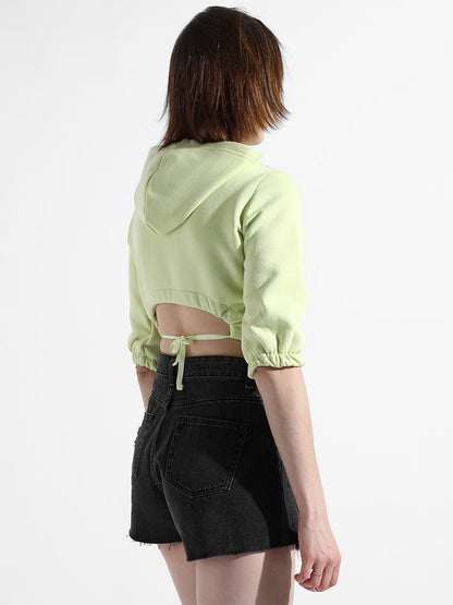 Lime Green Printed Top