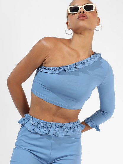 Solid Blue Co-Ords Set