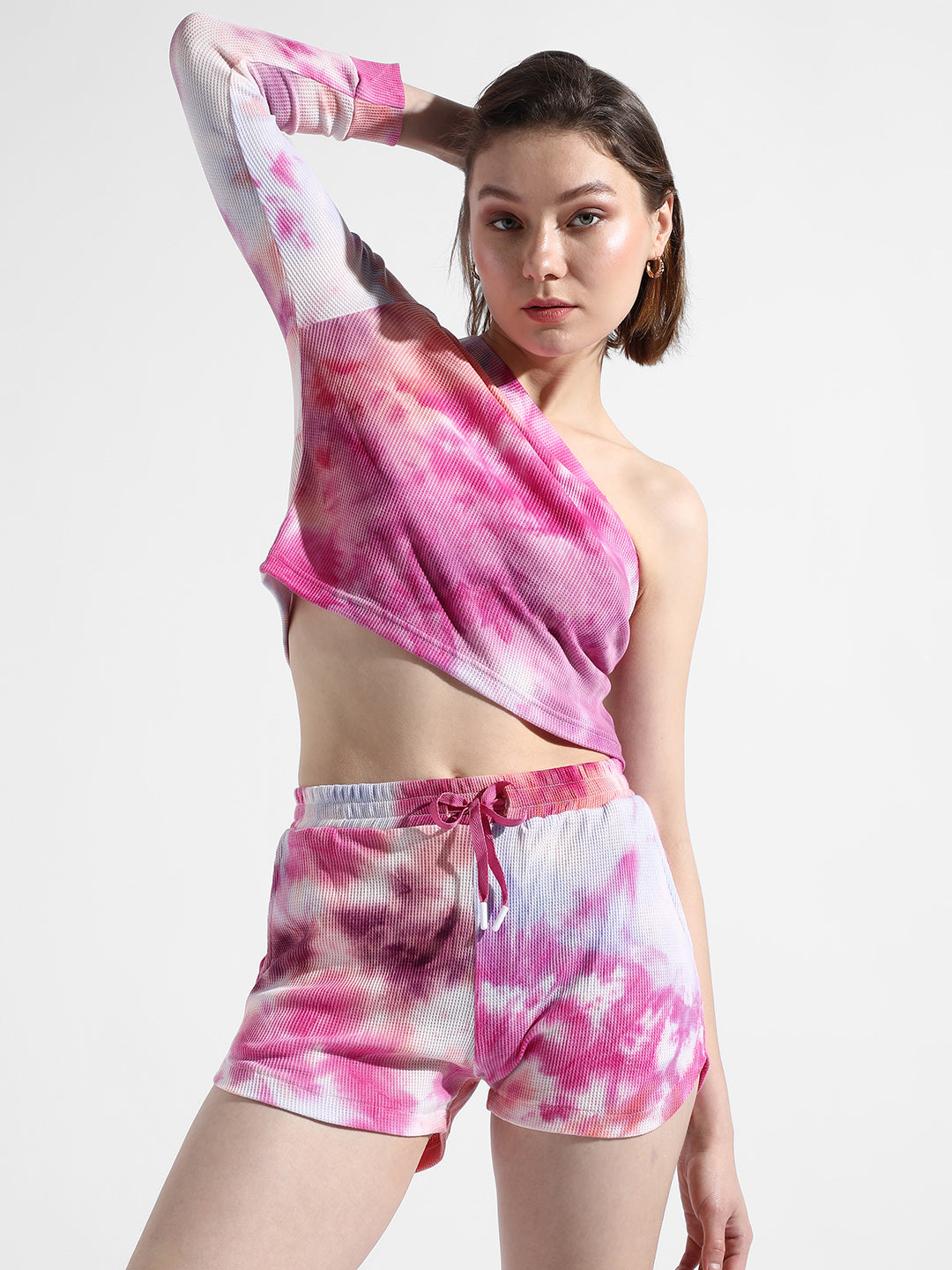 Tie-Dye Cropped Co-Ord Set