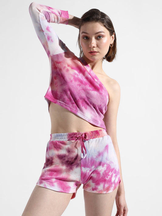 Tie-Dye Cropped Co-Ord Set