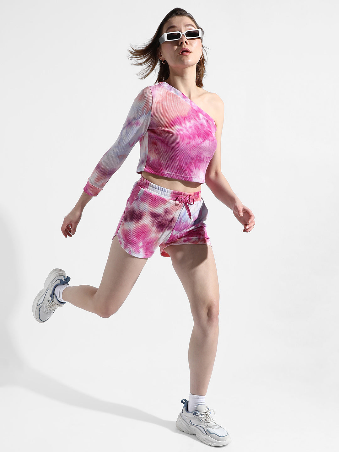 Tie-Dye Cropped Co-Ord Set