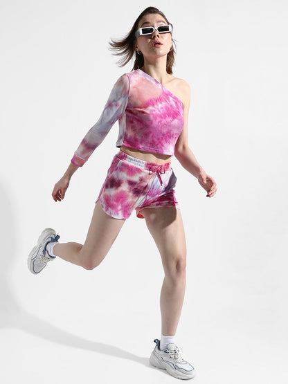 Tie-Dye Cropped Co-Ord Set