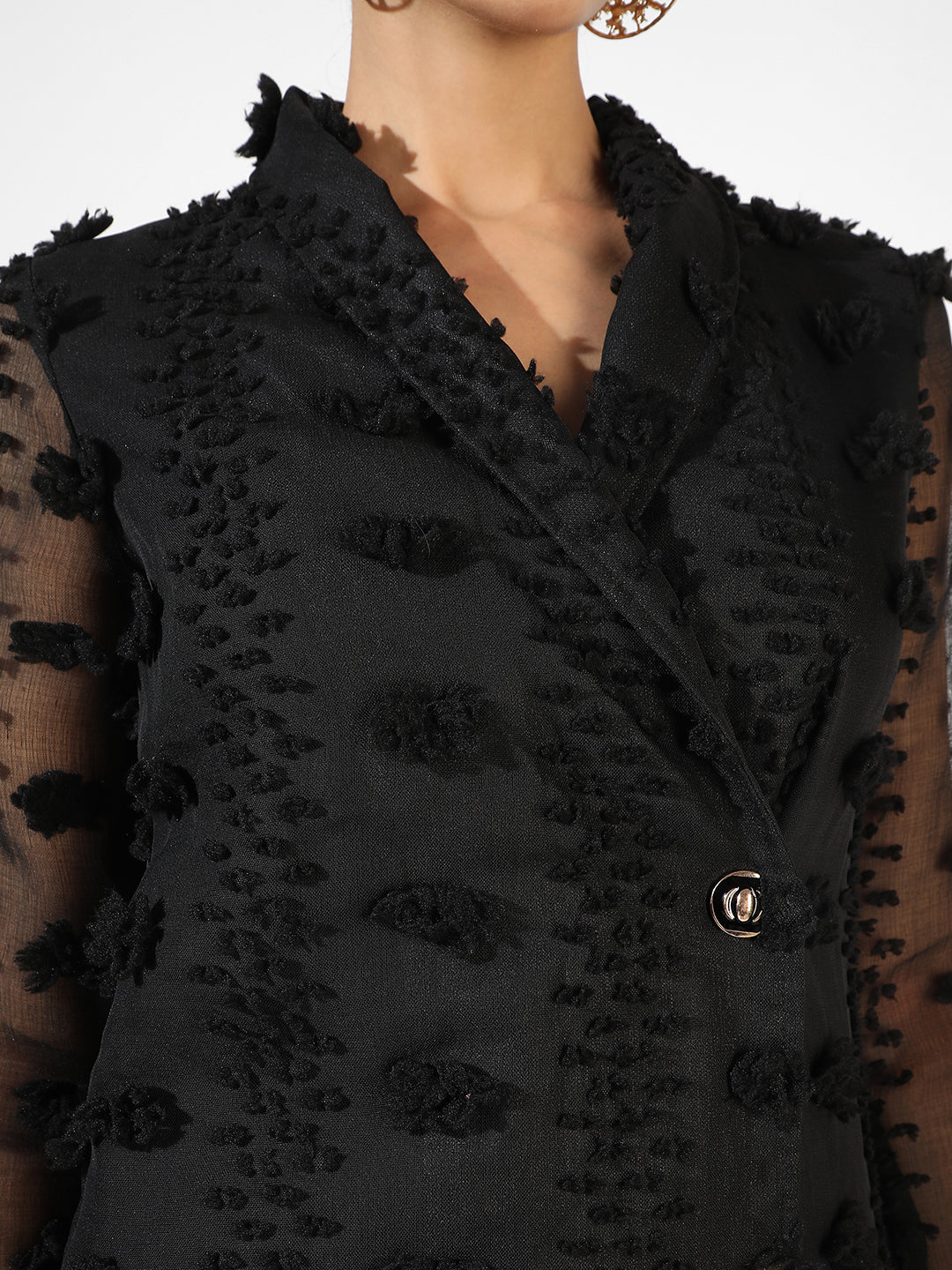 Single-Breasted Blazer Dress