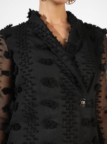 Single-Breasted Blazer Dress