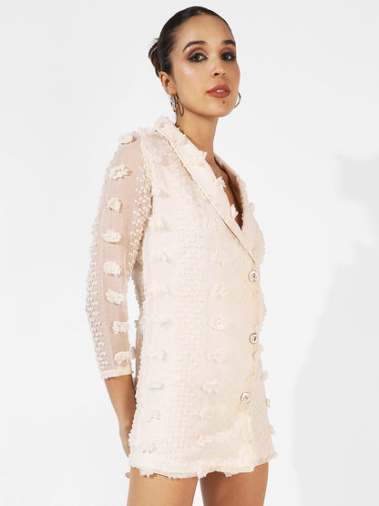 Single-Breasted Blazer Dress