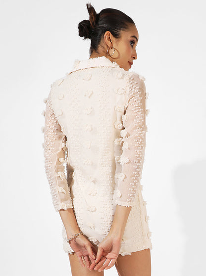 Single-Breasted Blazer Dress