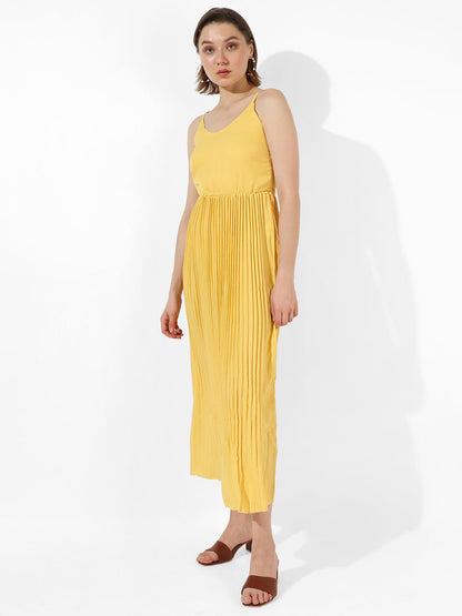 Pleated Maxi Dress