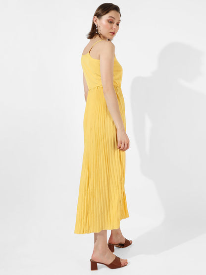 Pleated Maxi Dress