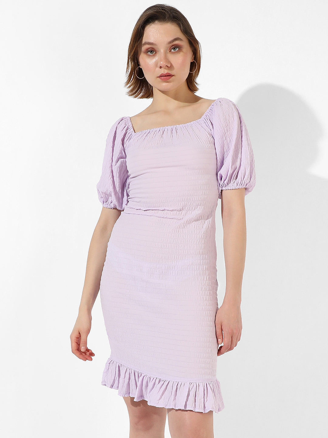Solid Lavender Dress