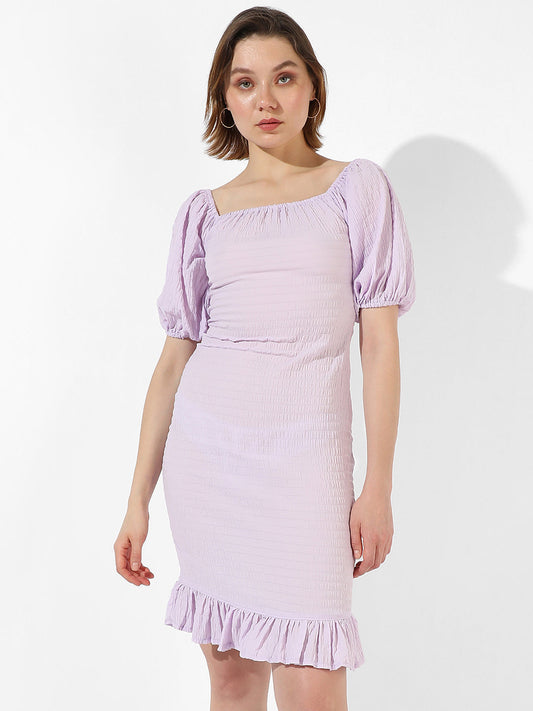 Solid Lavender Dress