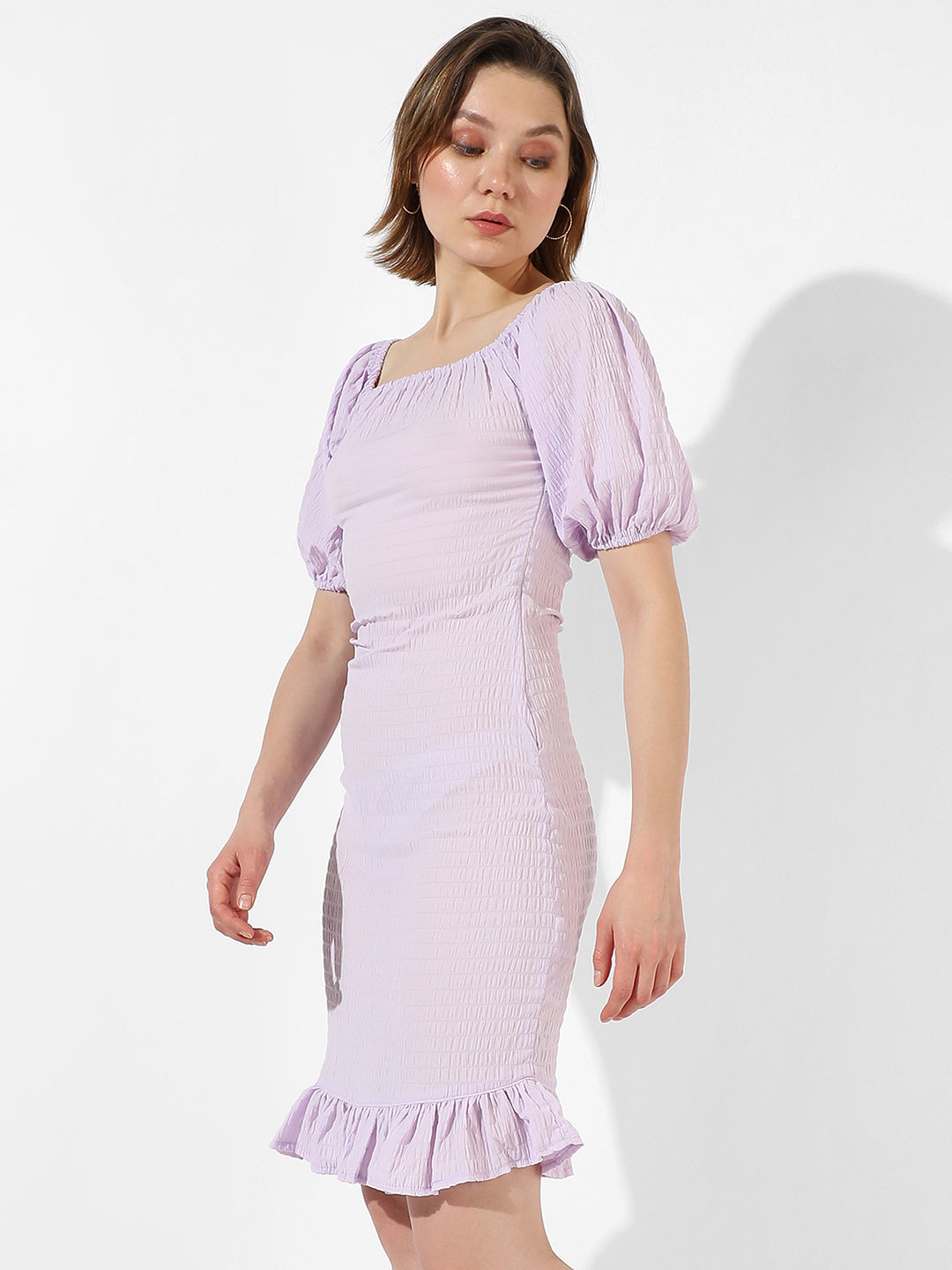 Solid Lavender Dress
