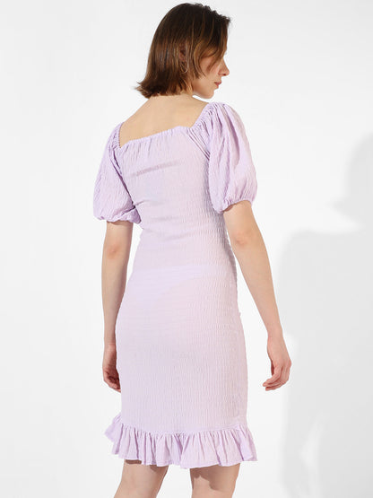 Solid Lavender Dress