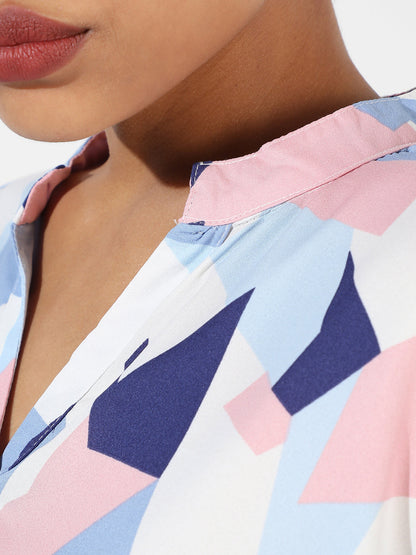 Geometric Block Shirt