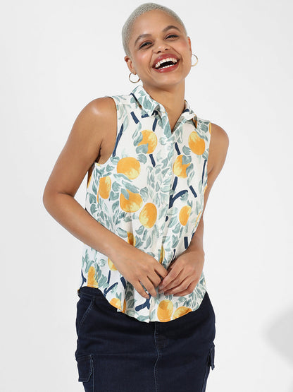 Multicolour Printed Top