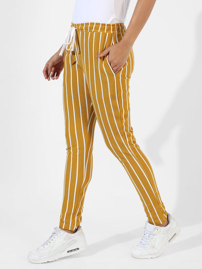 Yellow Striped Trackpants