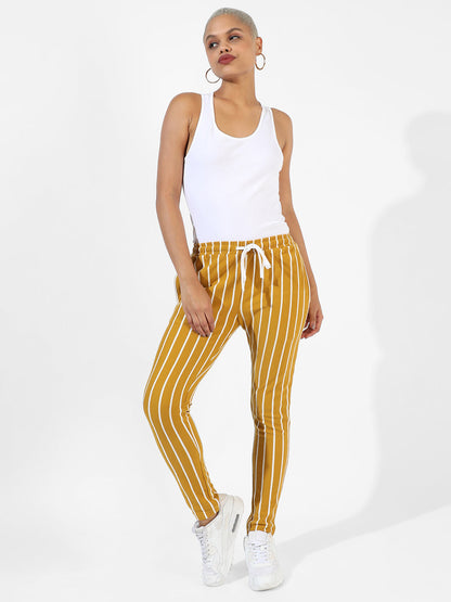 Yellow Striped Trackpants