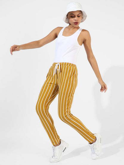 Yellow Striped Trackpants