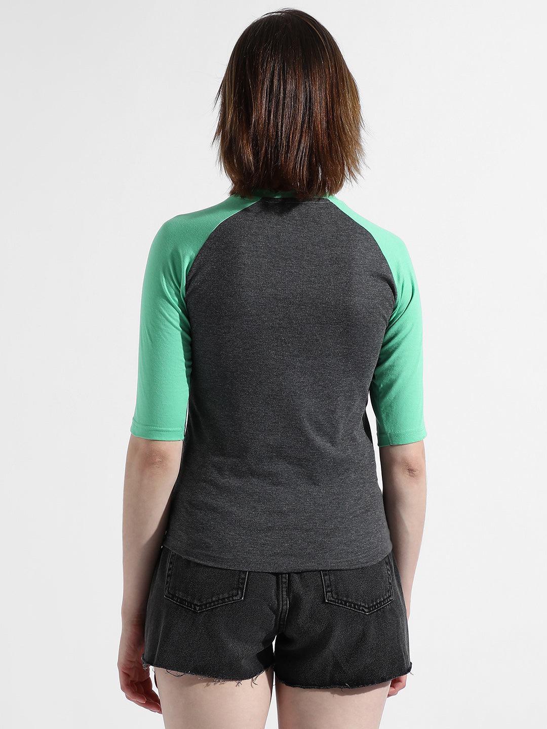 Mint Green Colourblocked Top