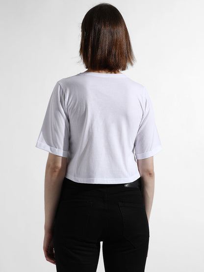 Minimal Top With Criss-Cross Detail