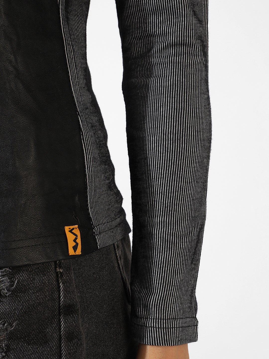 Black & White Striped Top