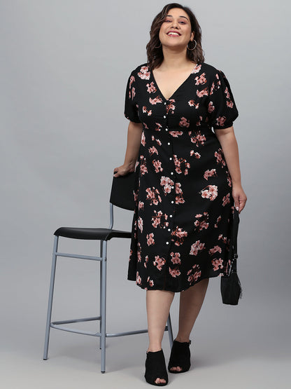 Floral Design Dress