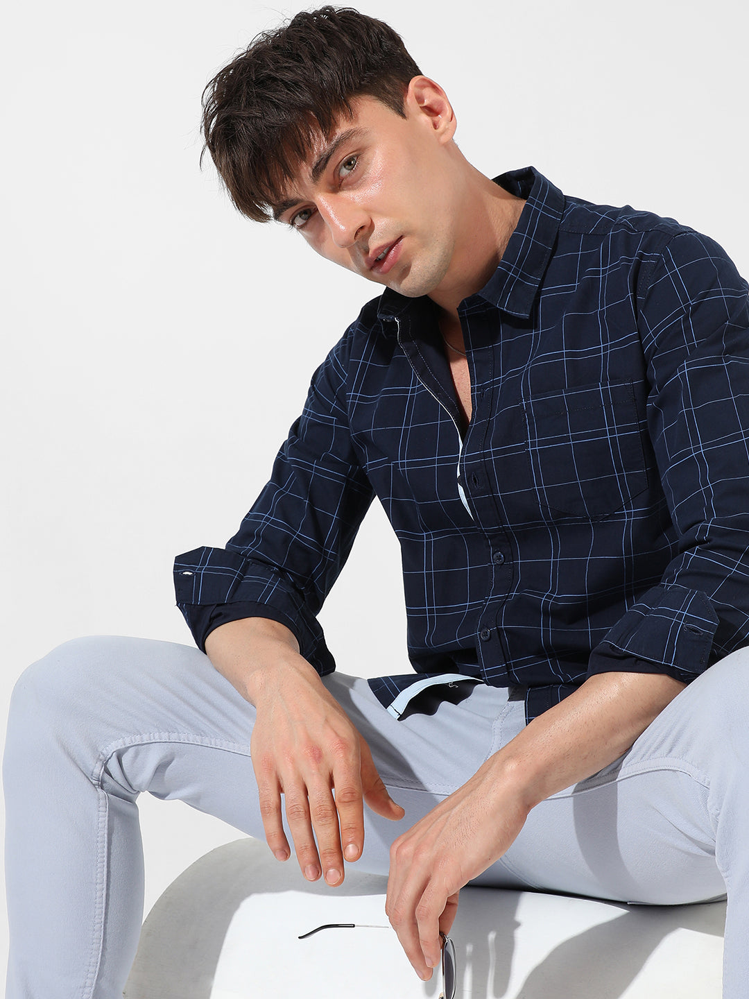 Graph Checked Shirt